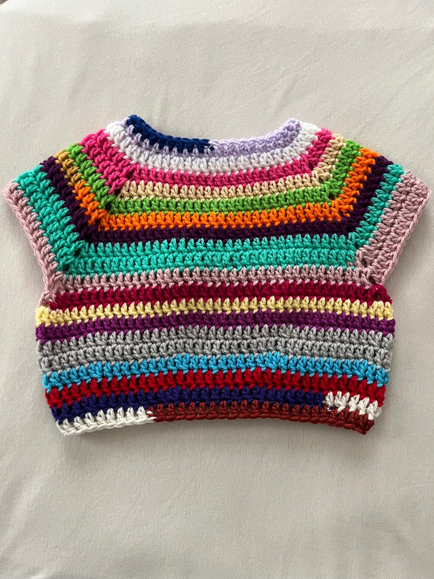 Raglan crop top pattern